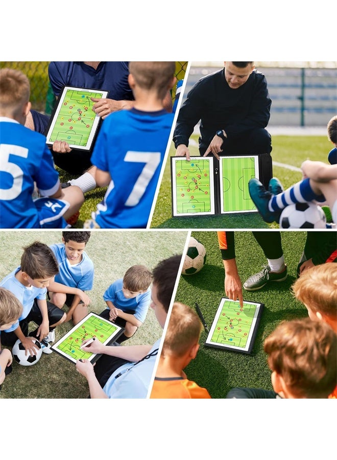 HOMESTAR Soccer Coaching Board, Soccer Coaches Clipboard, Tactical Magnetic Board Kit with Dry Erase, Marker Pen - Image 5