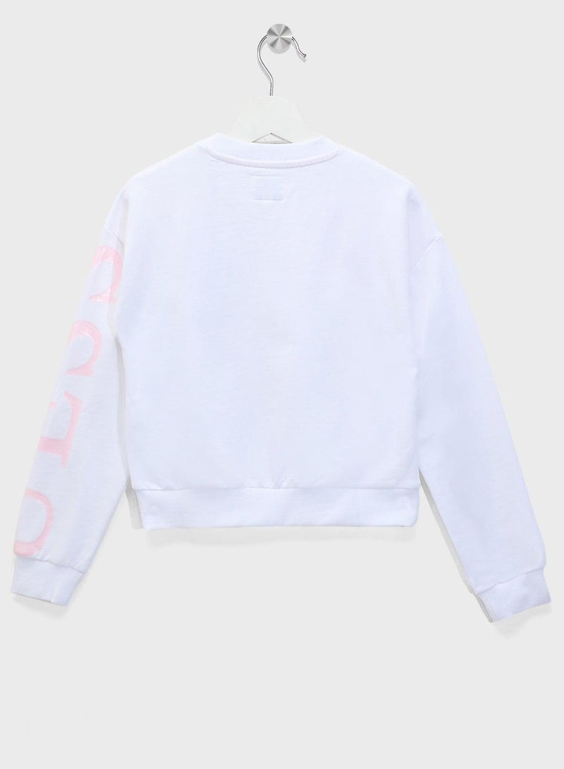 GUESS Youth Crew Neck Top And Leggings Set - Image 4
