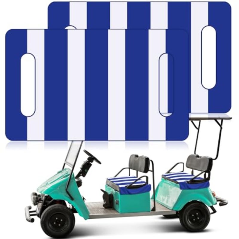 2 Pcs Microfiber Golf Cart Seat Cover American Flag Golf Blanket Portable Cushion Cover for Cart Independence Day Accessories - Image 1