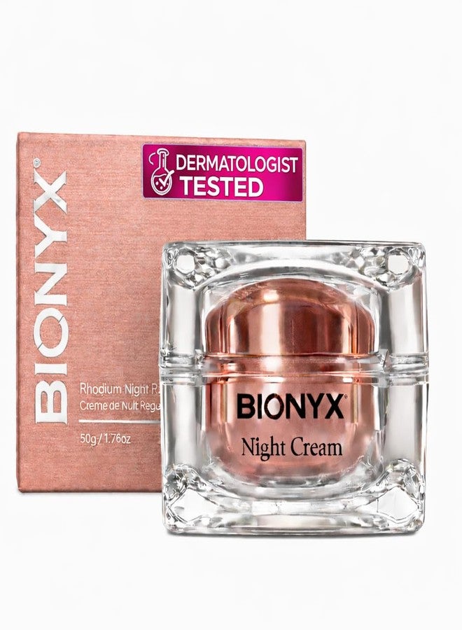 Bionyx Rhodium Night Recovery Cream - with Colloidal Platinum - 1.76 Fl Oz - Image 1