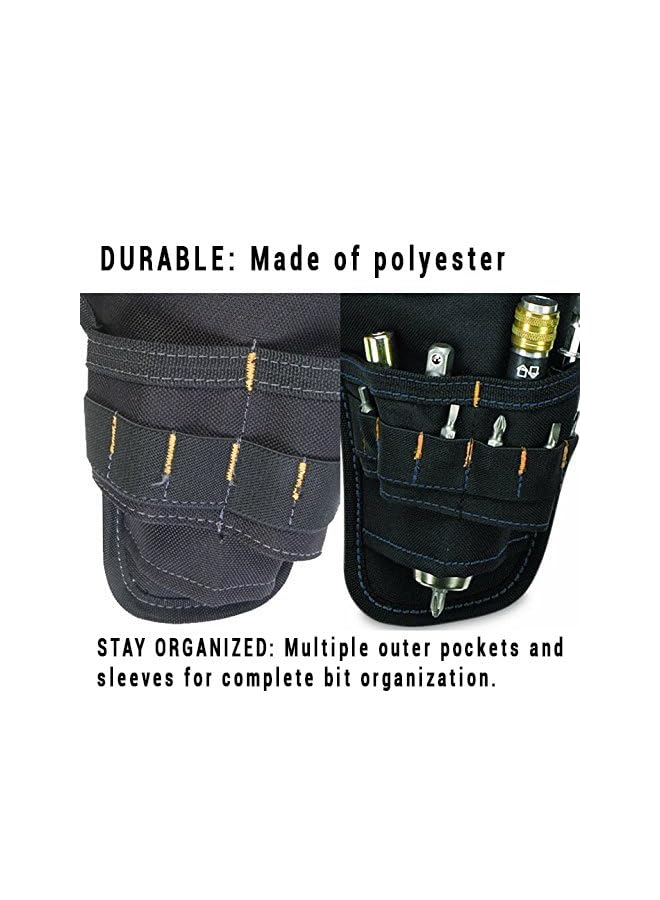 Custom Leathercraft Cordless Poly Drill Holster, Black (7.25 x 1.75 x 12.5 inches) - Image 4