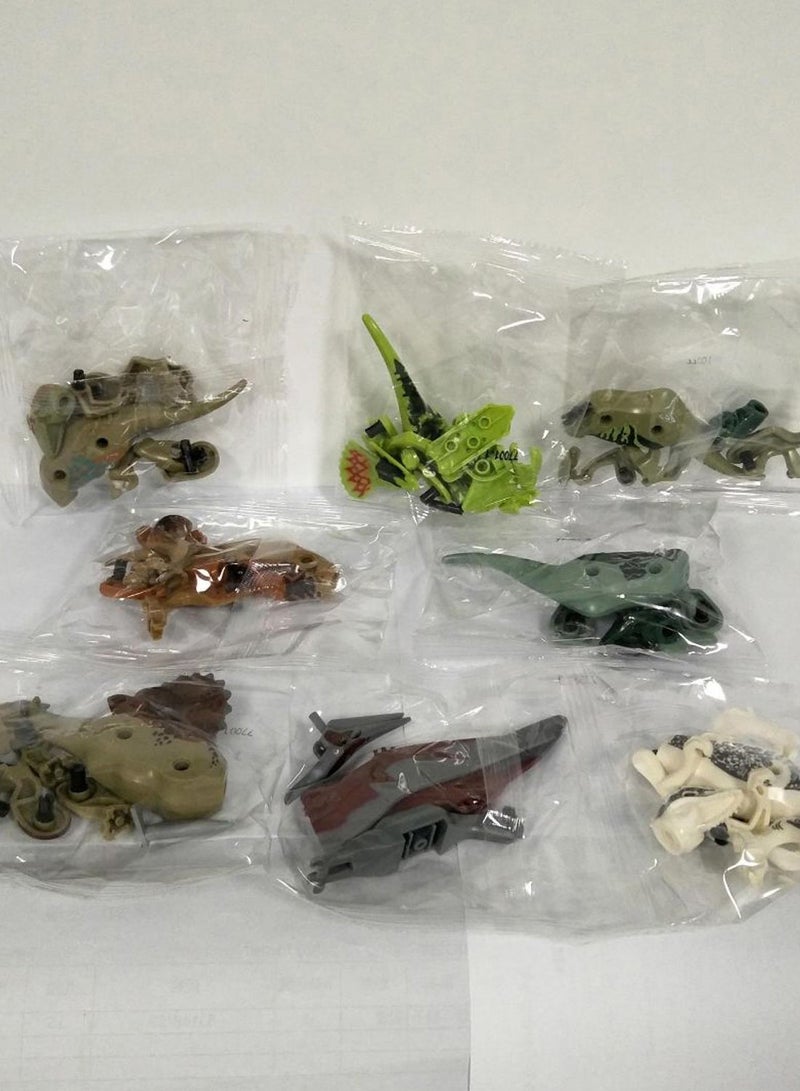 NIBEMINENT 00053LGQ 8-Piece Jurassic Park Dinosaur Building Blocks Set 3+ Years - Image 2