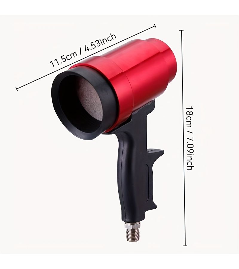SPL Pro Pneumatic Tool Air Drying Gun Blowing Tube Hot Air Fast Drying Water Based Paint Pressure 4 5 Bar Red - Image 4