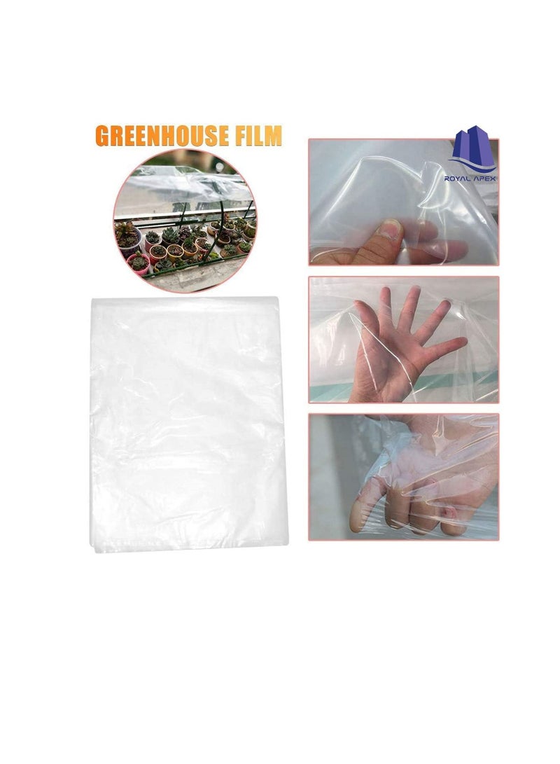 Painter's Painters Polythene Sheet Plastic Drop Cloths Sheet Waterproof Anti dust Furniture Cover Disposable Tarp for Painting for Couch Cover and Furniture Cover 300G x 8 Meter - Image 3