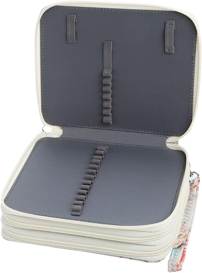 Lbxgap Rose Pencil Organizer - 72 Slot Colored Pencil Case with Zipper for Watercolor Pens, Markers and More - Image 4