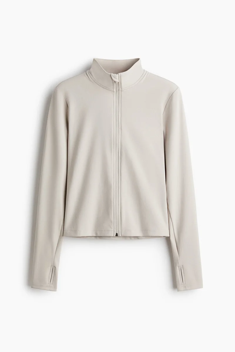 اتش اند ام جاكيت رياضي بسحّاب من نسيج سوفت موف