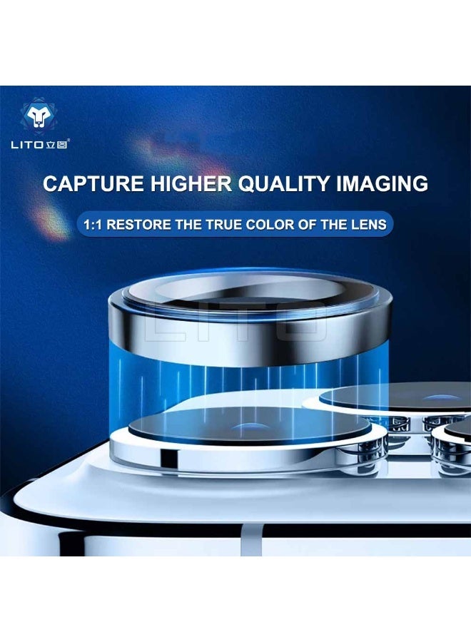 ليتو إسكرينة حماية عدسات كاميرا IPhone 17 Pro Max – عدسات برتقالية فاخرة وأنيقة تكمل جاذبية هاتفك، بوضوح فائق الجودة HD وحماية قوية تمنحك الأمان الكامل لعدسات كاميرتك! - Image 5