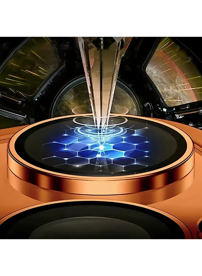 ليتو إسكرينة حماية عدسات كاميرا IPhone 17 Pro Max – عدسات برتقالية فاخرة وأنيقة تكمل جاذبية هاتفك، بوضوح فائق الجودة HD وحماية قوية تمنحك الأمان الكامل لعدسات كاميرتك! - Image 3