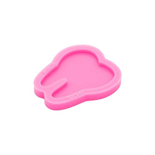 Angel Wings Shiny Glossy Tooth Shape Silicone Mold for 1.5 Inch Badge Reel Epoxy Craft Resin Mold Keychain Silicone Moulds DIY Jewelry Making Silicone Mold - Image 3
