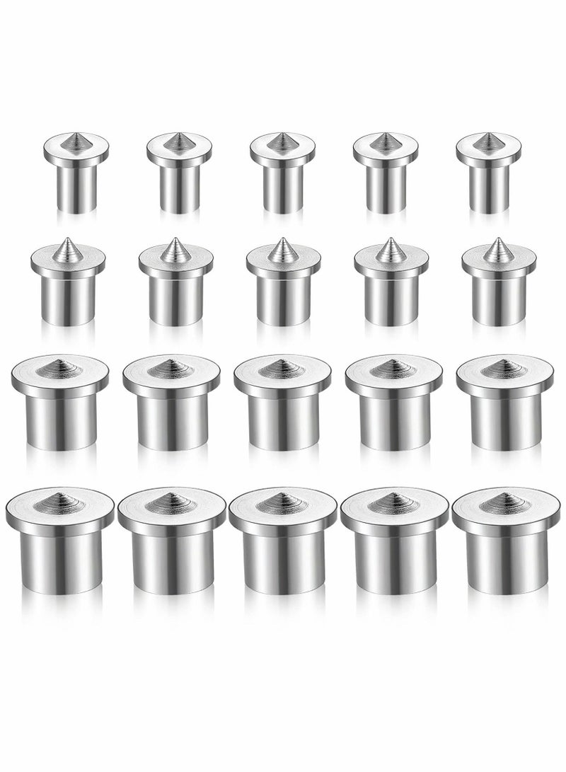 Excefore dowel jig and Tenon Center Transfer Plugs Doweling Centering Pins Transfer Plugs Drill Hole Tool for Woodworking Tool Accessories (20 Pieces) - Image 1