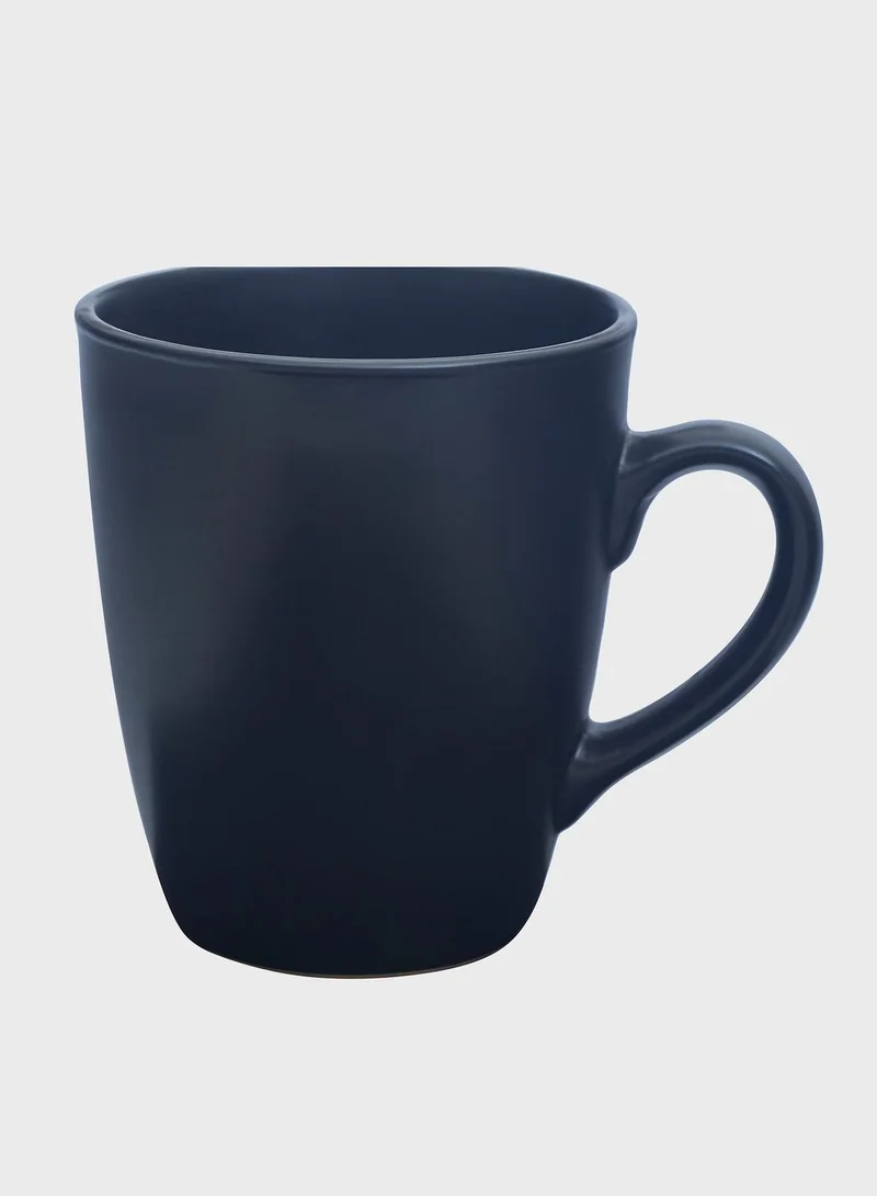 Premier 16 Piece Black Glazed Stoneware Dinner Set