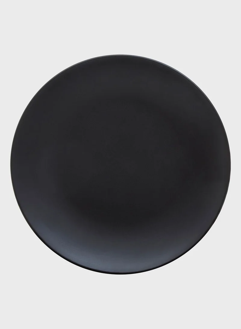 Premier 16 Piece Black Glazed Stoneware Dinner Set