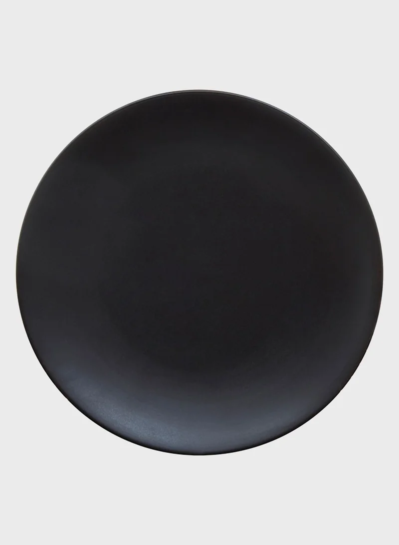 Premier 16 Piece Black Glazed Stoneware Dinner Set