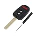 HEROFFIX 3 Buttons Key Shell Case MLBHLIK61T for Honda CRV 20142016 for Honda Fit 20152020 Keyless Entry Remote Key Fob Replacement Case - Image 2