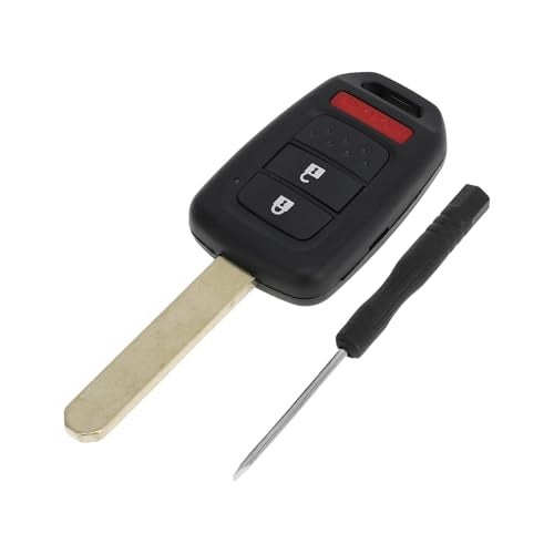 HEROFFIX 3 Buttons Key Shell Case MLBHLIK61T for Honda CRV 20142016 for Honda Fit 20152020 Keyless Entry Remote Key Fob Replacement Case - Image 1