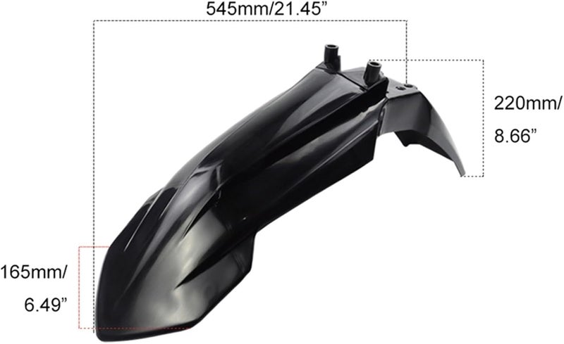 QASULER Motorcycle Front Fender Mudguard - Image 4