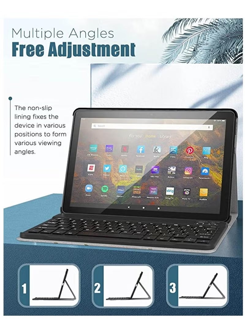 CCIT A103 Pro 5G Tablet PC with 10.1-Inch HD Display, 8GB RAM, 512GB Storage, 5800mAh Battery – Includes Wireless Keyboard & PU Cover – Fast 5G Connectivity, Smooth Performance for Study, Work, Streaming, Gaming – Slim, Lightweight, Portable Design - Image 2
