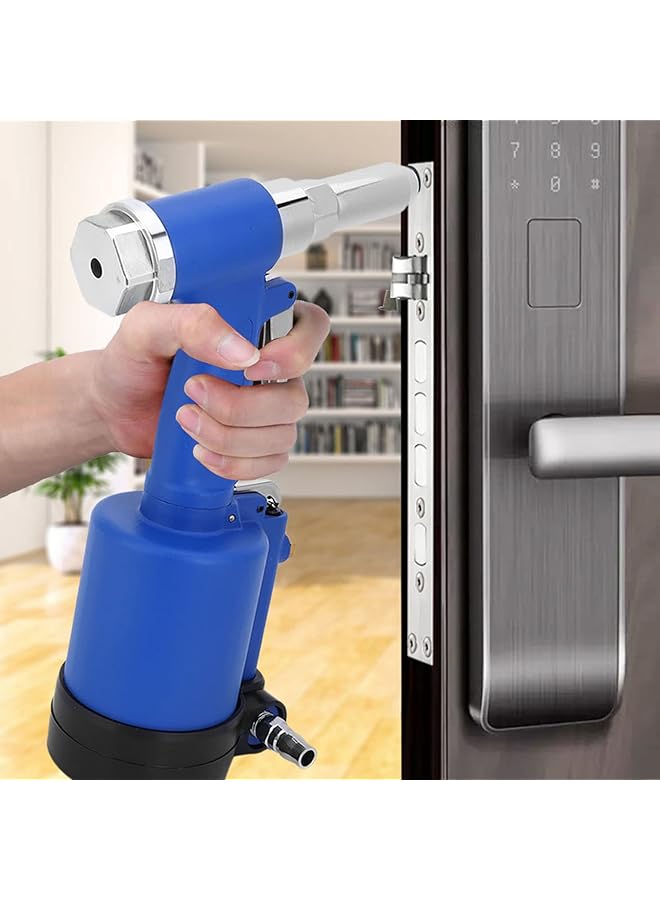 Pneumatic Rivet Gun, Air Rivet Gun, Pneumatic Air Riveter Nut Rivet Gun Lightweight Hydraulic Nail Puller Industrial Pneumatic Tool - Image 2