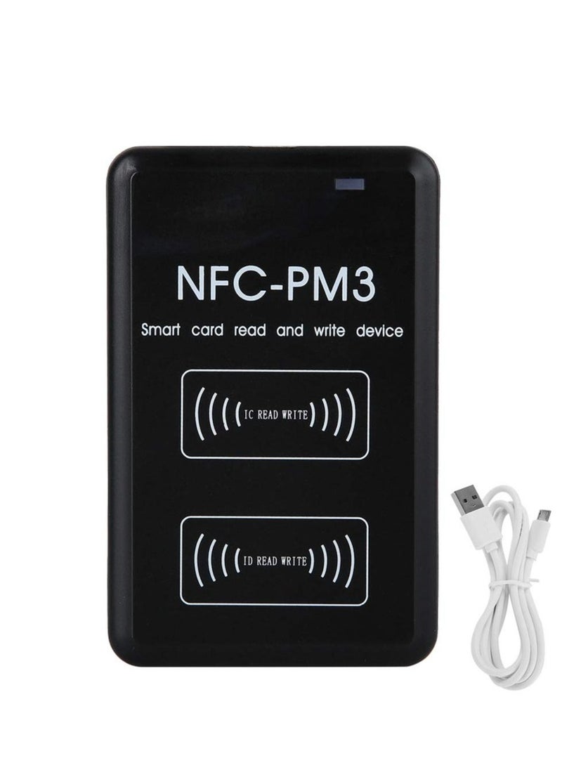 Generic - NFC Card Reader, USB Charged RFID Reader Writer, ID Card Copier Duplicate,  NFC Access Control Card, Full Encryption Decode, Contactless Smart Card Reader Writer, No Software - Image 1