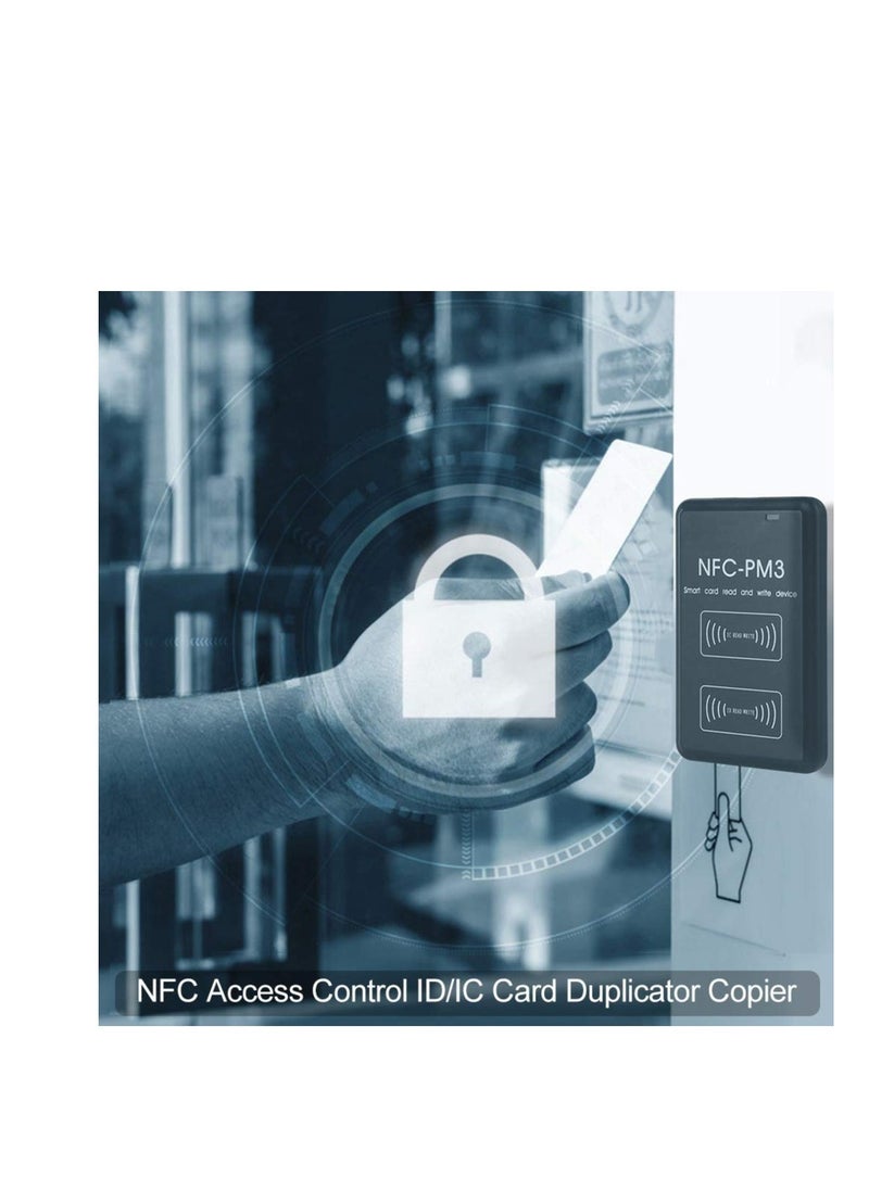 Generic - NFC Card Reader, USB Charged RFID Reader Writer, ID Card Copier Duplicate,  NFC Access Control Card, Full Encryption Decode, Contactless Smart Card Reader Writer, No Software - Image 1