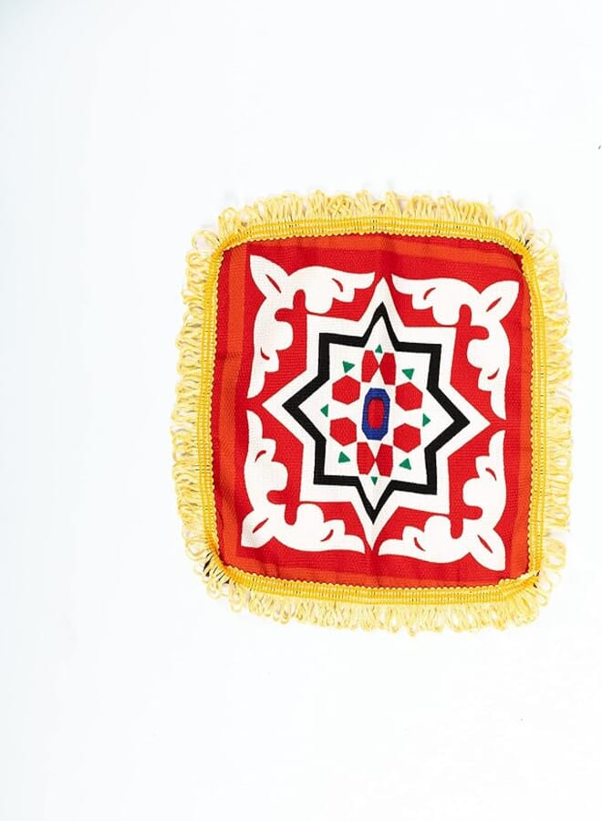 Penguin Squre runner cloth printed linen - 25 * 25 - ramadan style