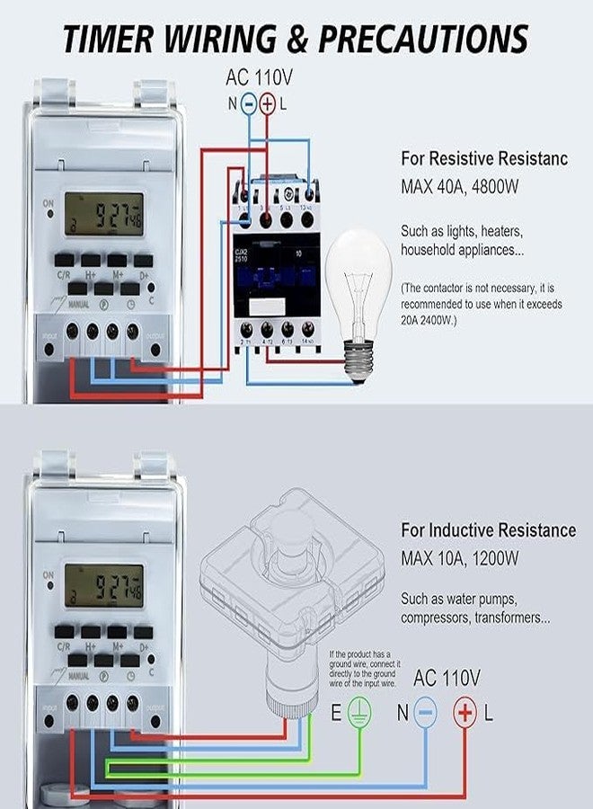 MAXWELL Waterproof Digital Timer Switch KG316T-F | Weekly Programmable | LCD Display | IP65 |220VAC - Image 2