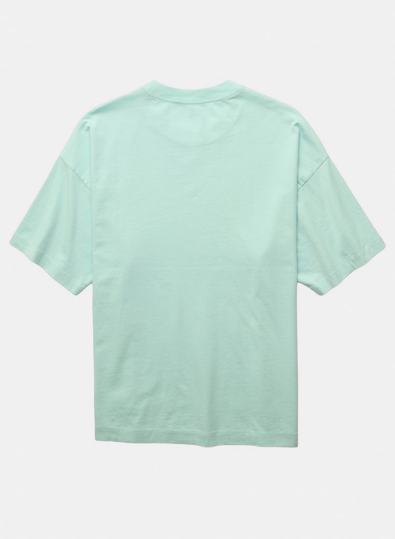 American Eagle تي شيرت كرو نيك واسع من AE - Image 2