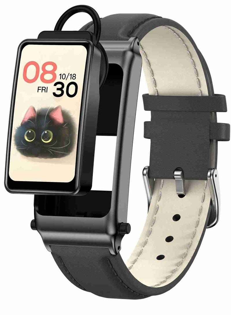 AROAQ K80 1.57 inch Blood Sugar Smart Watch TWS Headset Two-in-One Health Monitoring Body Temperature Bluetooth Call NFC Access Control Bracelet - Image 1