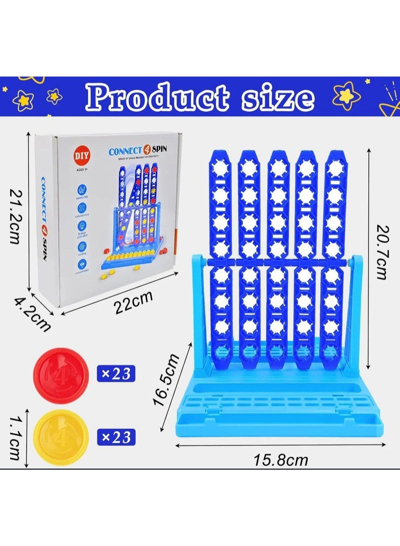 لعبة  Connect 4 SPIN 🎯🌀   نسخة ممتعة ومبتكرة من لعبة "4 قطع في صف"، لكن مع لمسة دوّارة تجعلها أكثر تحديًا! تنمي التفكير المنطقي والتركيز- مثالية للتنافس العائلي أو بين الأصدقاء - مناسبة للأطفال من عمر 3 سنوات فما فوق - Image 2