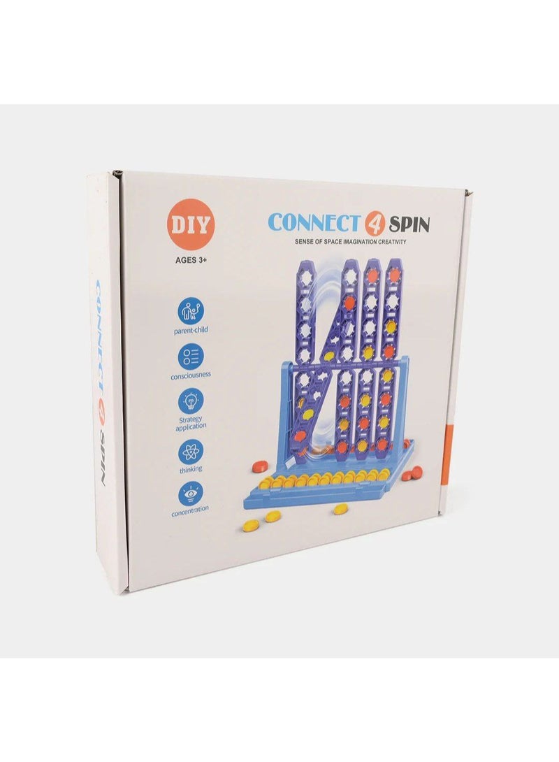 لعبة  Connect 4 SPIN 🎯🌀   نسخة ممتعة ومبتكرة من لعبة "4 قطع في صف"، لكن مع لمسة دوّارة تجعلها أكثر تحديًا! تنمي التفكير المنطقي والتركيز- مثالية للتنافس العائلي أو بين الأصدقاء - مناسبة للأطفال من عمر 3 سنوات فما فوق - Image 3