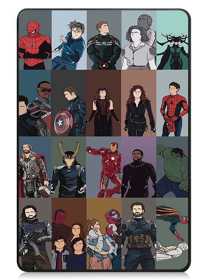 Theodor Protective Flip Case For Huawei MatePad 11.5 2023 With Trifold Stand Auto Wake Sleep Shockproof Cover Marvel charecters 1 - Image 1