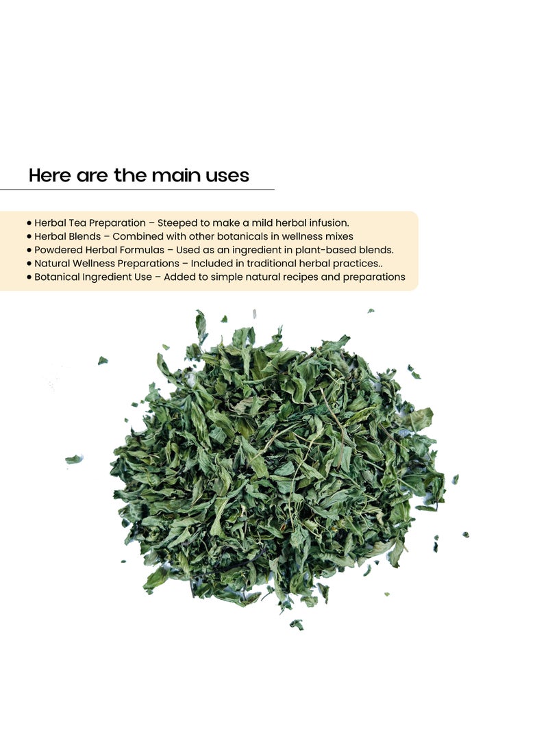 OGOC Dried Mint Leaves Mint Flakes Pudina Leaves Aromatic Dried Herb Pantry Staple Seasoning for Cooking Curries Tea Garnish - Image 3