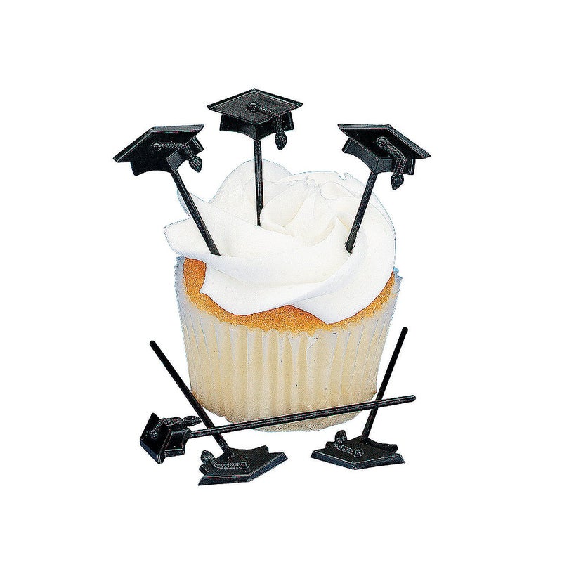 Fun Express 72 pc Graduation Cupcake or Appetizer Picks - Image 4