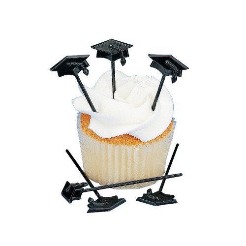 Fun Express 72 pc Graduation Cupcake or Appetizer Picks - Image 1