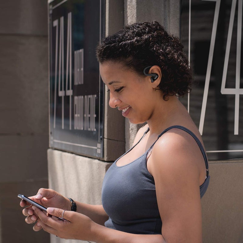 Koss BT232i Wireless Bluetooth Earclips, In-Line Microphone, Volume Control and Touch Remote, Sweat Resistant, Dark Grey and Black - Image 5