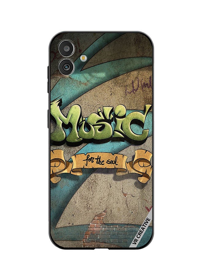 VR CREATIVE Protective Case Cover For Samsung Galaxy F14 Music For The Soul Design Multicolour - Image 1