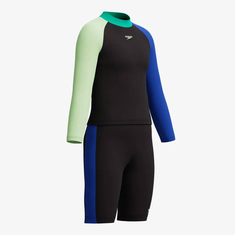 speedo Kids' Colourblock 2-Piece Swimsuit