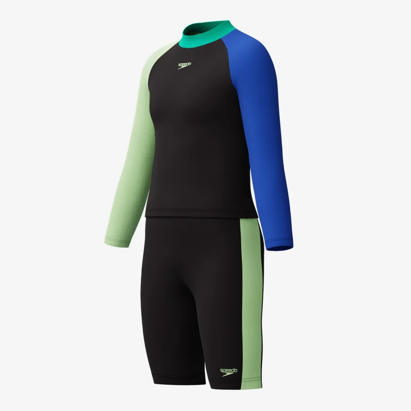 speedo Kids' Colourblock 2-Piece Swimsuit