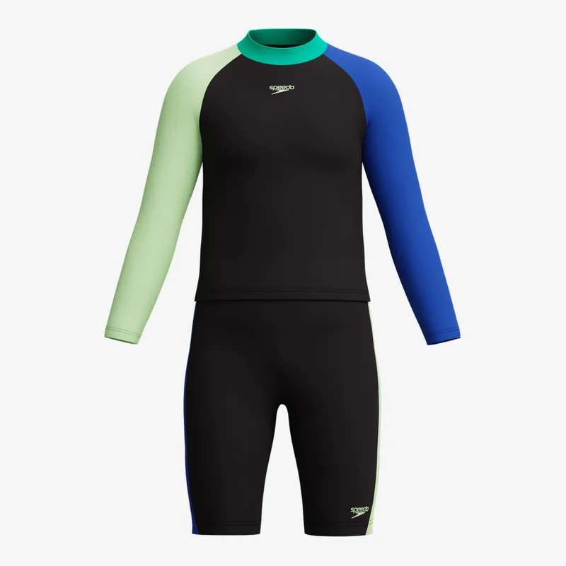 speedo Kids' Colourblock 2-Piece Swimsuit