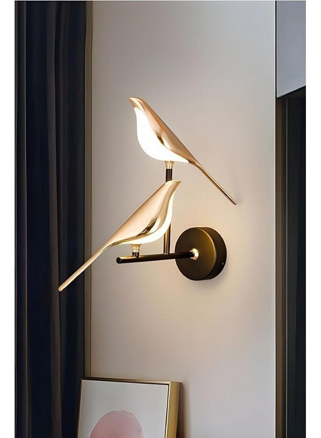 kinis Golden Bird Led Wall Light for Living Room, Modern Style Led Wall Lamps for Bedroom, Led Wall Lights for Home Decoration, Led Wall Scone for resturant/Cafe (Double Bird Wall) - Image 5