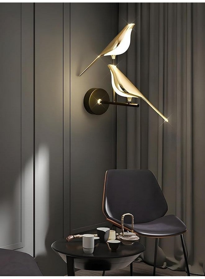 kinis Golden Bird Led Wall Light for Living Room, Modern Style Led Wall Lamps for Bedroom, Led Wall Lights for Home Decoration, Led Wall Scone for resturant/Cafe (Double Bird Wall) - Image 4
