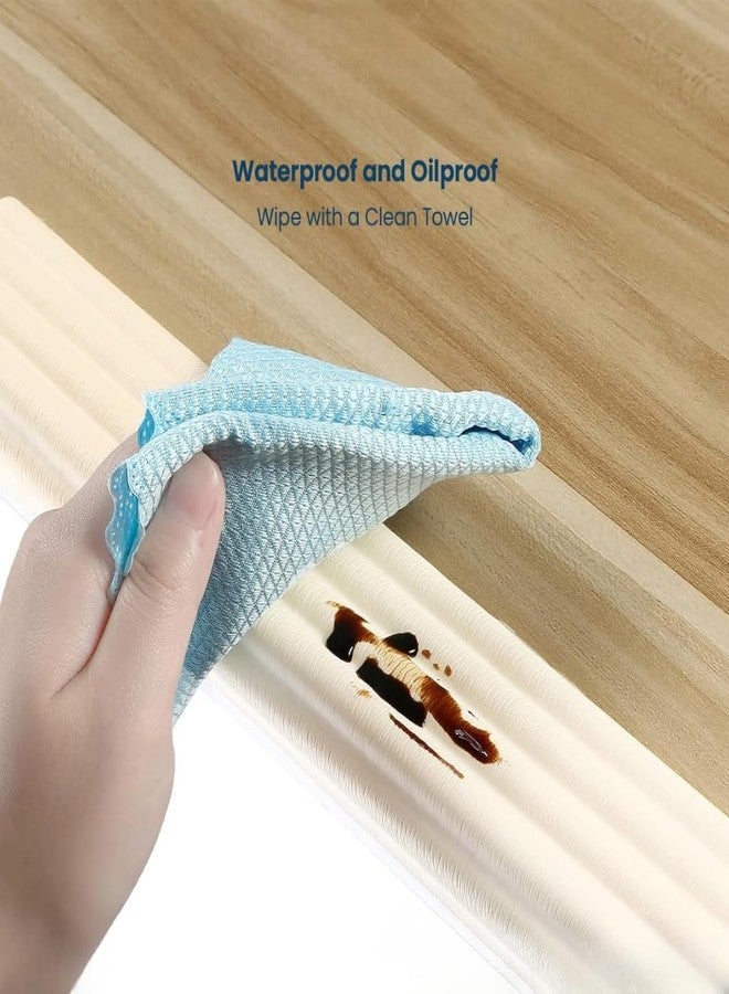 DANSR Baby Proofing Edge Guard 2M, Thick NBR Foam Corner Protector for Sharp Edges, Table Edge Protector for Kids Safety, Furniture Corner Guard for Desk, Cabinet, Wall and Home Protection Cream - Image 4