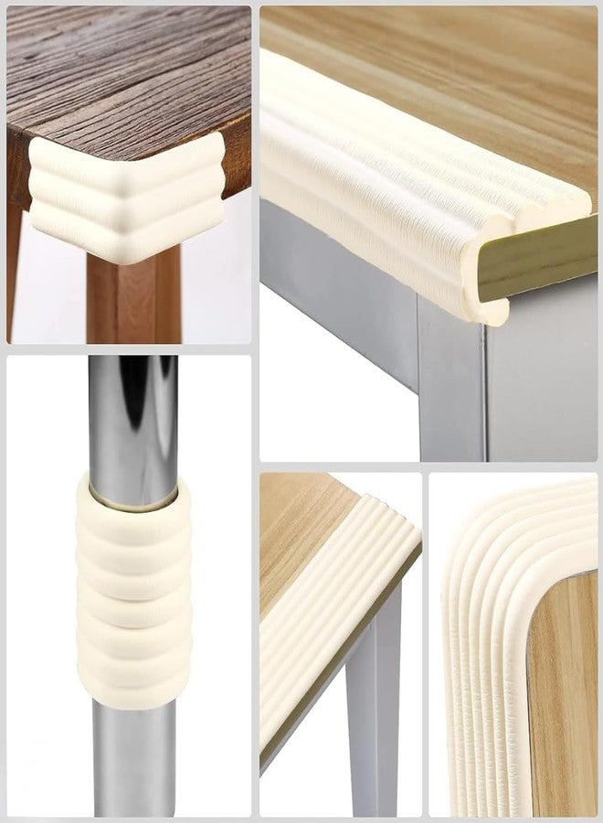 DANSR Baby Proofing Edge Guard 2M, Thick NBR Foam Corner Protector for Sharp Edges, Table Edge Protector for Kids Safety, Furniture Corner Guard for Desk, Cabinet, Wall and Home Protection Cream - Image 5