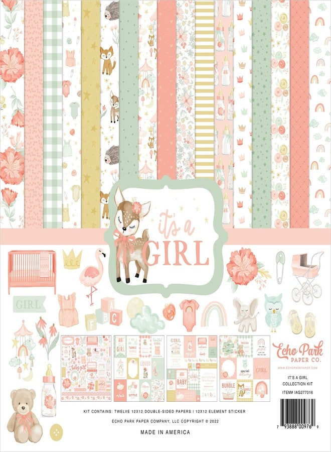Echo Park Paper Company It's A Girl COLL 12X12 KIT