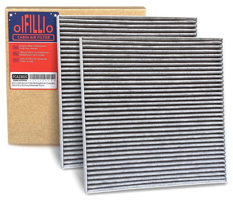 OIFILLIO Cabin Air Filter Freightliner Cascadia cabin air filter abp n10g 91559 for Cascadia Columbia Coronado 122SD Trucks AF26235 PA4857 24318 P609422 BOA91559 2