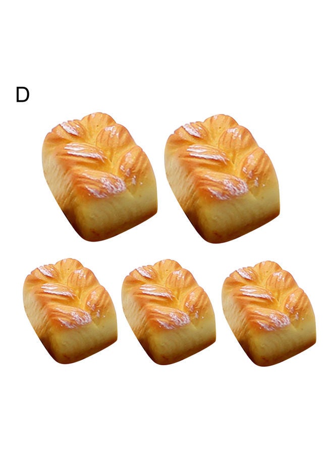 لعبة أطفال بتصميم خبز من 5 قطع.