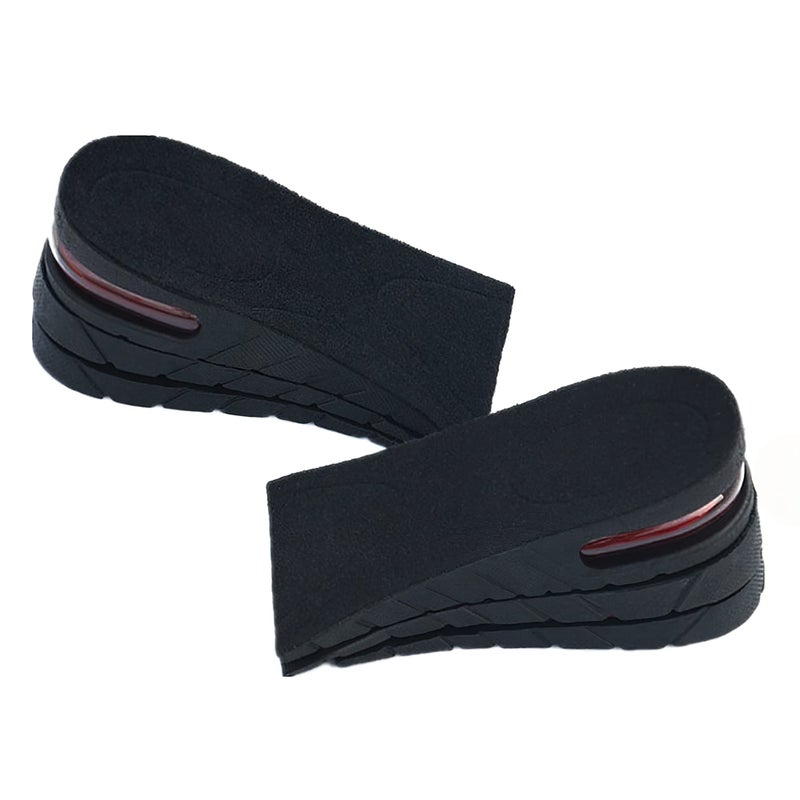 QUXIANG Height Increase Insoles 3-Layer Air up Shoe Lifts Elevator Shoes Insole -6 cm (2.4 inches) Heels Lift Inserts for Men and Women - Image 1