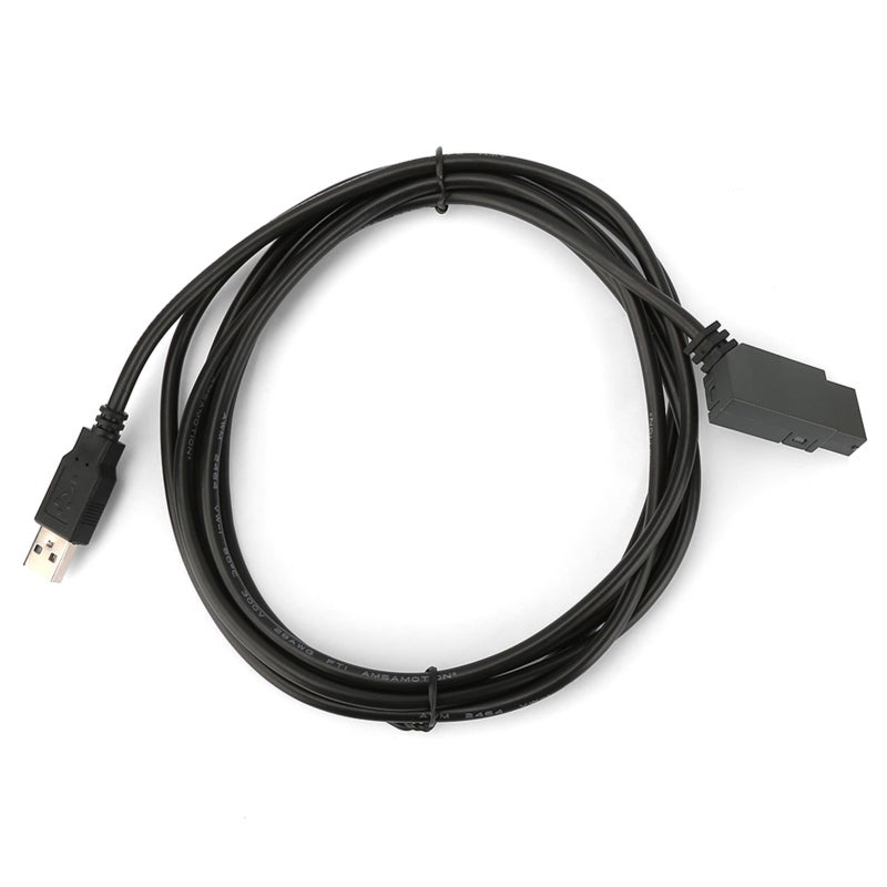 USB-Cable PVC Jacket Programming Cable with Bare Copper Wire - 45 Degree Bending Tail Card Positioning Plug for Siemens LOGO Communication Stability - Image 3