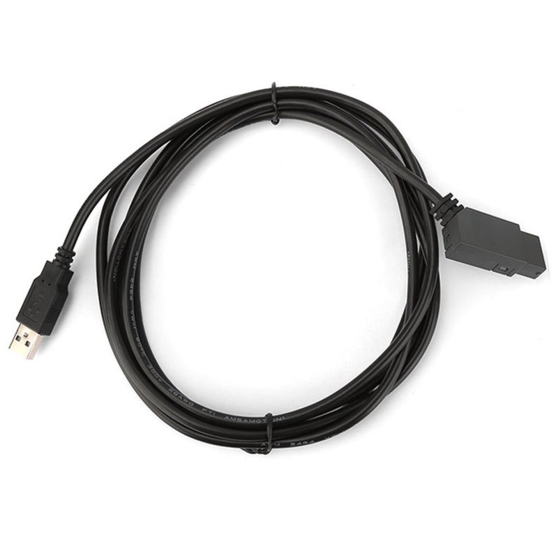 USB-Cable PVC Jacket Programming Cable with Bare Copper Wire - 45 Degree Bending Tail Card Positioning Plug for Siemens LOGO Communication Stability - Image 1