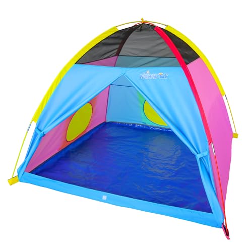 NARMAY Play Tent Easy Joy Dome Tent for Kids IndoorOutdoor Fun  60 x 60 x 44 inch - Image 1